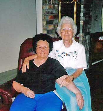 Edith Carr and Kathie Powell